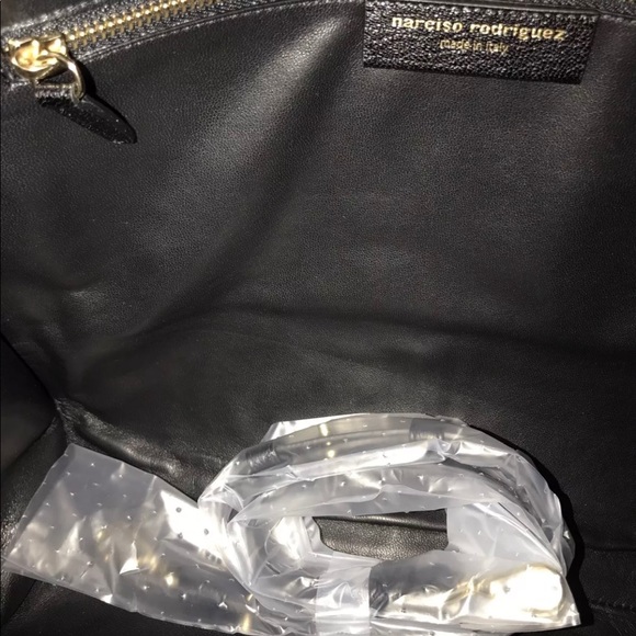 🎁HP🎁 NARCISO RODRIGUEZ Black Jaq Shoulder Bag - Picture 15 of 16